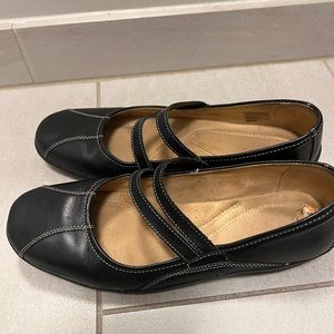 Naturalizer ForSure Black Double Strap Mary Janes Size 9.5
